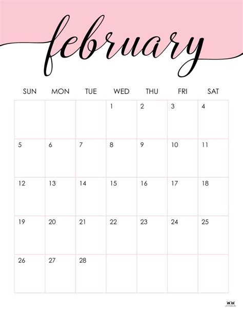 February 2023 Calendars 50 Free Printables Artofit