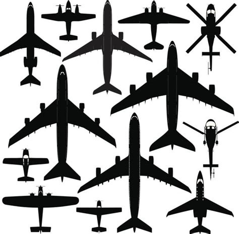 Boeing 737 Silhouette Illustrations Royalty Free Vector Graphics