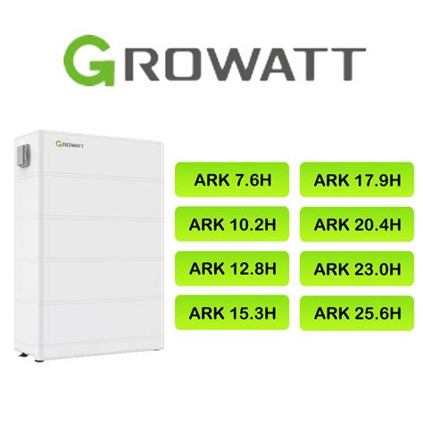 growatt ark 12 8h ark hv battery 12 8kwh lfp modular and stacked battery system for solar energy