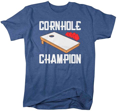 Mens Cornhole T Shirt Cornhole Champion Shirt Corn Hole Etsy