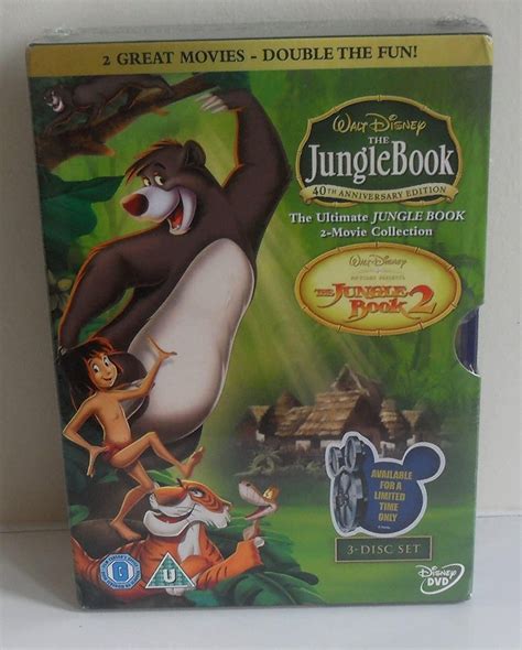 Jungle Book 1 And 2 40th Anniversary Edition 3 Dvds Dvd Dvds Bol