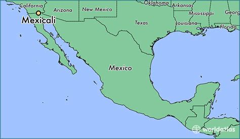 Where Is Mexicali Mexico Mexicali Baja California Map