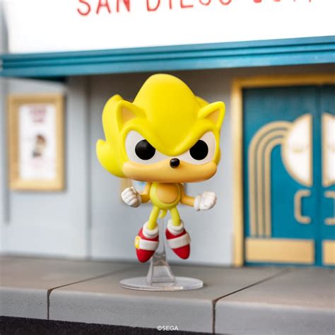 Sdcc 2022 Super Sonic First Appearance Glow Funko Pop