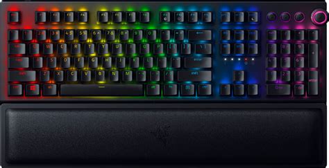 Best Buy Razer BlackWidow V Pro Full Size Wireless Mechanical Green Switch Gaming Keyboard