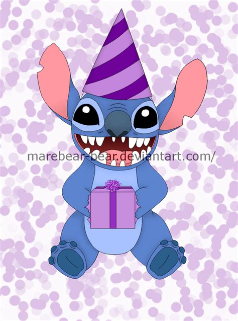 Stitch Birthday By Marebear Bear On Deviantart