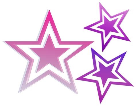 Star Pink Purple Free Photo On Pixabay