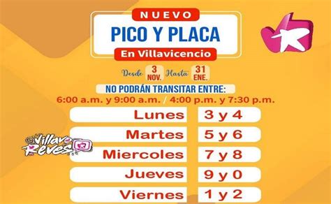 Cambia El Horario Del Pico Y Placa Para Veh Culos Particulares En Villavicencio Villavo Alreves