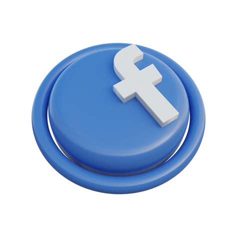 3d Social Media Icons Isometric Facebook 9428323 Png