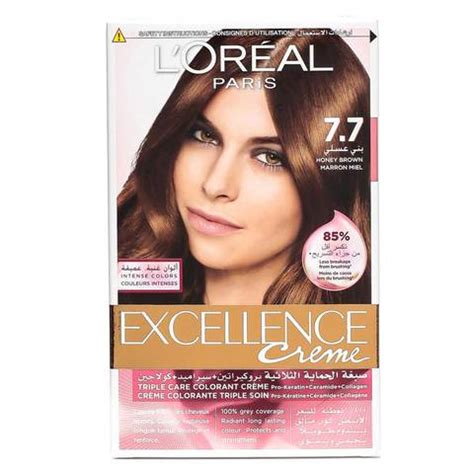Buy L Oreal Paris Excellence Cream Triple Care Permanent Hair Colour Honey Brown Online