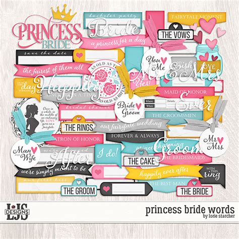 Princess Bride Words Digital Art