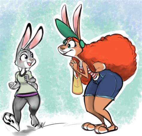 Judy Meets The Red Haired Girl From The Disney Short Inner Workings By Andrew Dickman Awd