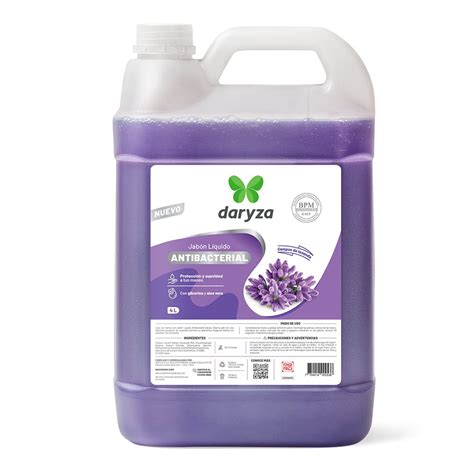 Jabón Líquido Antibacterial Campos de Lavanda 4L DARYZA