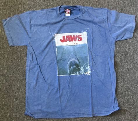 Double Sided Jaws Amity Population T Shirt Mint Unworn Size Etsy