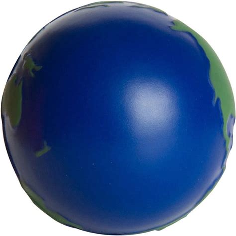 Custom Earth Stress Relievers Pad Print Stress Balls