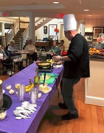 Everyone who lives, knows about, or. Sunrise of Westtown, PA, residents enjoy a special cooking ...