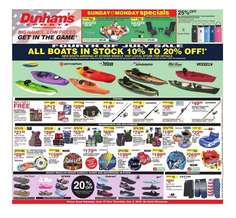 Dunhams Sports Weekly Ad June 27 July 02 2020