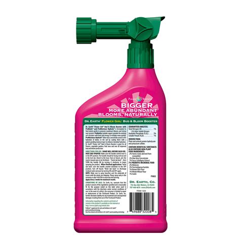 Flower Girl Bud And Bloom Booster Ready To Spray Fertilizer Dr Earth