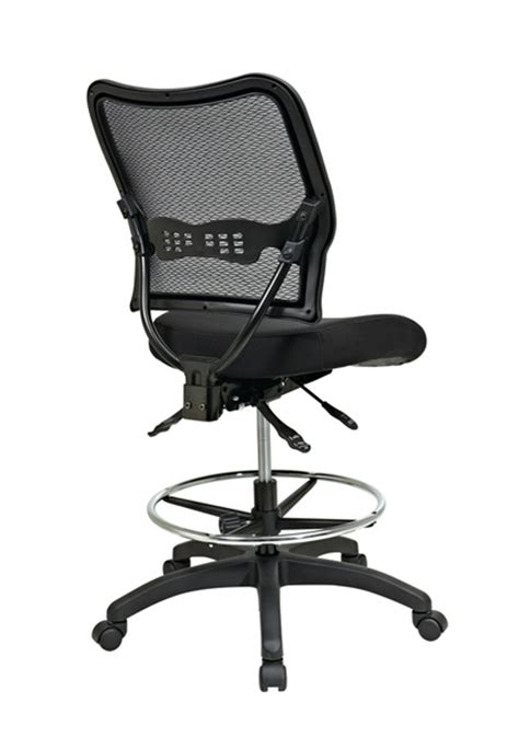 Office Star Deluxe Ergonomic Airgrid Back Drafting Chair With Mesh Seat