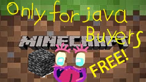 Redeem Free Minecraft Bedrock For Java Buyer YouTube