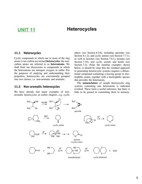 Solution Organic Chemistry Heterocycles Studypool