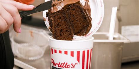 Portillos Cake Shake Made With Chocolate Cake And Vanilla Ice Cream