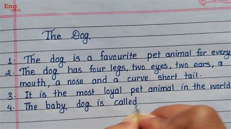 10 Lines Essay On The Dog Essay On The Dog Essay Writing