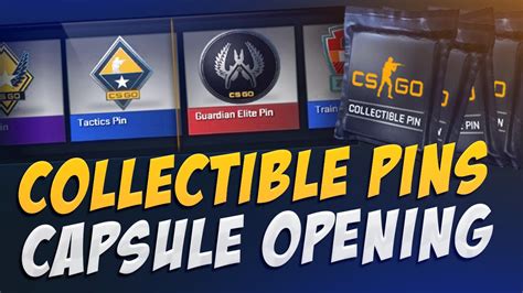 Csgo Collectible Pins Capsule Opening Youtube