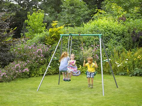 Kids Garden Outdoor Playset Swing Childrens Play Swing Set Backyard Fun