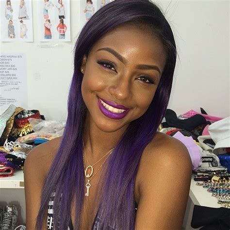 Top 13 Cute Purple Hairstyles For Black Girls This Season