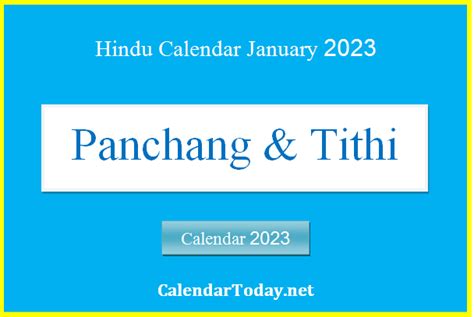 Hindu Calendar July 2023 Tithi Panchang And Gregorian