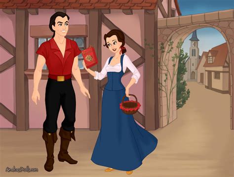 Belle And Gaston By Girldolphin91 On Deviantart