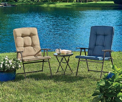 Wilson And Fisher Tan Oversized Padded Outdoor Folding Chair Big Lots