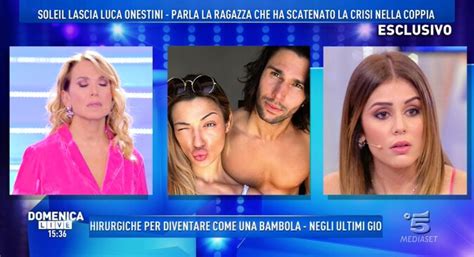 GF Vip 2017 Giulia Latini a Domenica Live Soleil non è innamorata