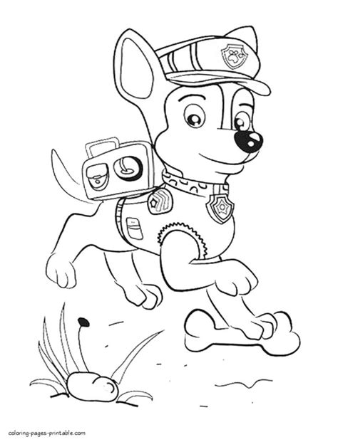 Inspired Photo of Chase Coloring Page - davemelillo.com