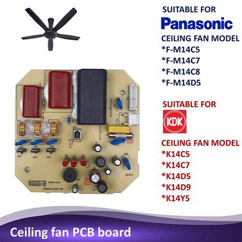 Panasonic KDK Ceiling Fan Pcb Board HN09V10 Shopee Malaysia