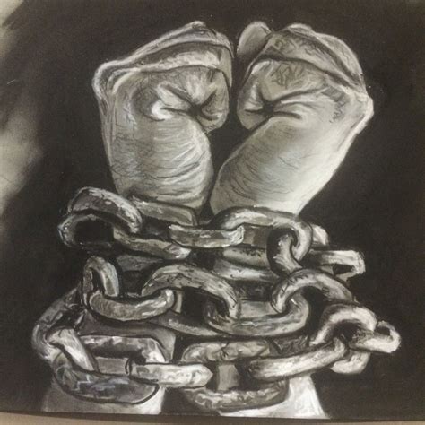 Hands In Chains Drawing Allwhitevanswomens