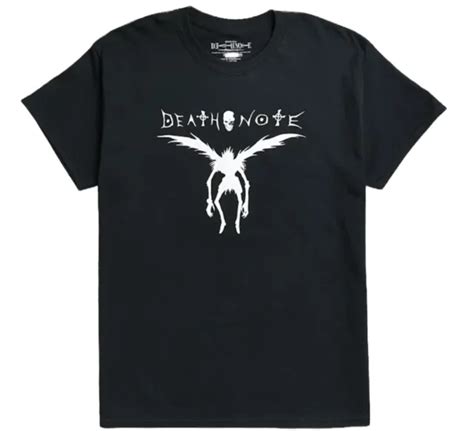 Death Note Ryuk Shinigami Silhouette Black T Shirt Official Merch Sz