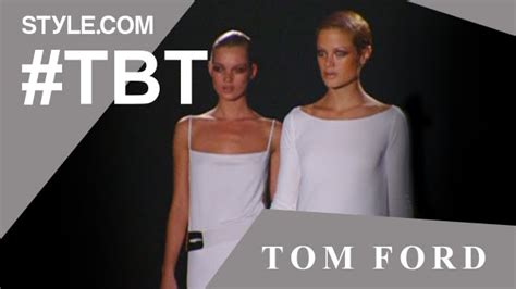 Tom Ford Lights The Fuse On Guccis Mid Nineties Sex Bomb Look Tbt With Tim Blanks Style