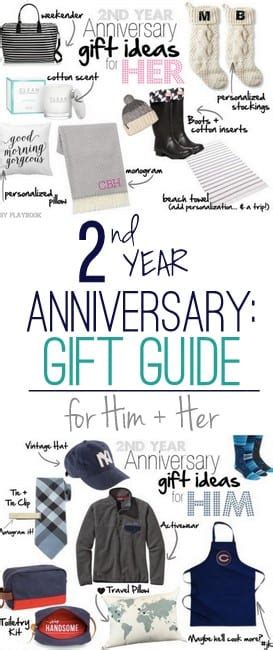 We bet dad will be so impressed by your innovative thinking this time around (we won't tell him we gave you the idea). 2nd Anniversary Gift Ideas for Him and Her | DIY Playbook