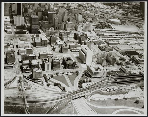 Aerial View Of Dealey Plaza And Surrounding Area The Portal To