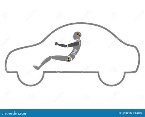 Car Test Dummy Stock Image CartoonDealer Com 38602105