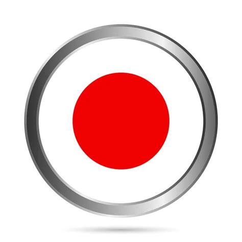Japan Flag On Button Stock Vector Image By ©pockygallery 13488410