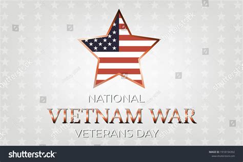 National Vietnam War Veterans Day Most Stock Vector Royalty Free Shutterstock