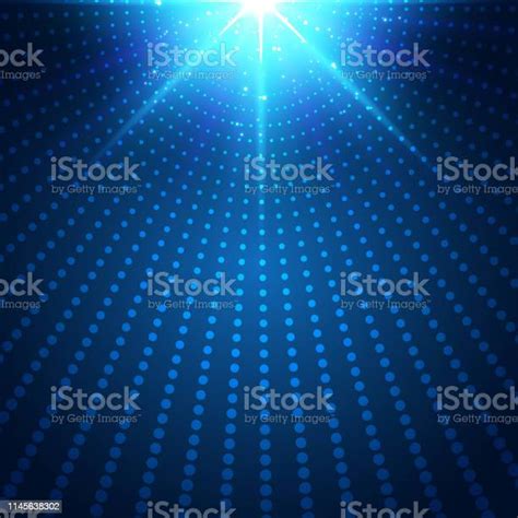 Abstract Technology Futuristic Blue Neon Radial Light Burst Effect On