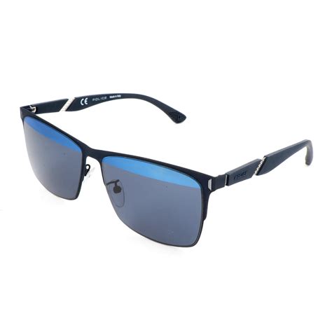 Police Men S Sunglasses Spl353 Rubber Light Blue Police Touch Of Modern