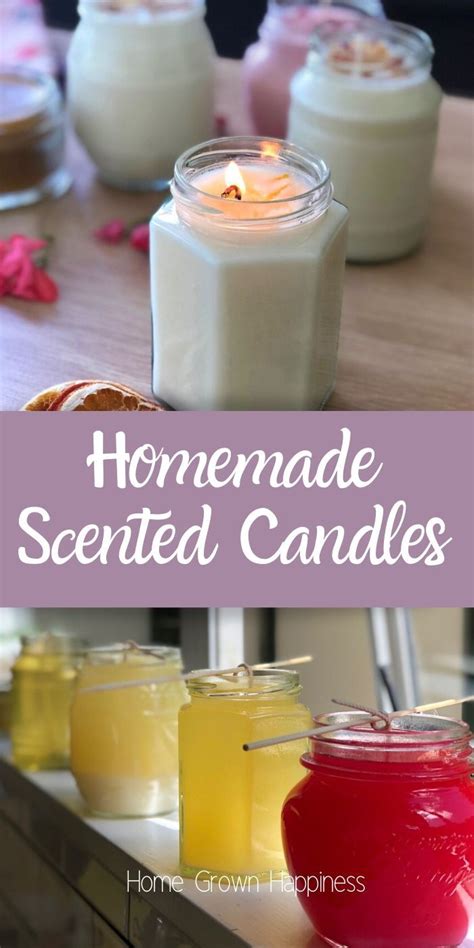 Homemade Scented Candles Step By Step Homemade Scented Candles Diy