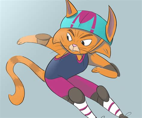 Artstation Skater Cat Artworks