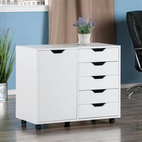 The next selection for stylish filling cabinets for your office room is drawer file cabinet by bisley 3 which is said as a leader in office storage. Crandon 5 Drawer Vertical Filing Cabinet | Wide storage ...