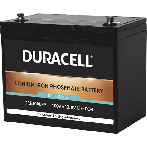 Duracell Lithium Deep Cycle Battery 128 Volt 100ah Lithium Iron