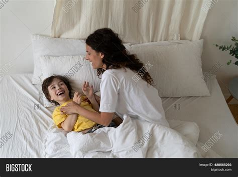 Cheering Mother Image Photo Free Trial Bigstock
